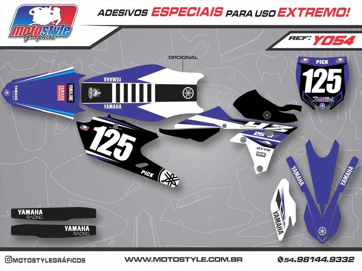 Y 054 GRÁFICO ADESIVO YAMAHA YZ - WR