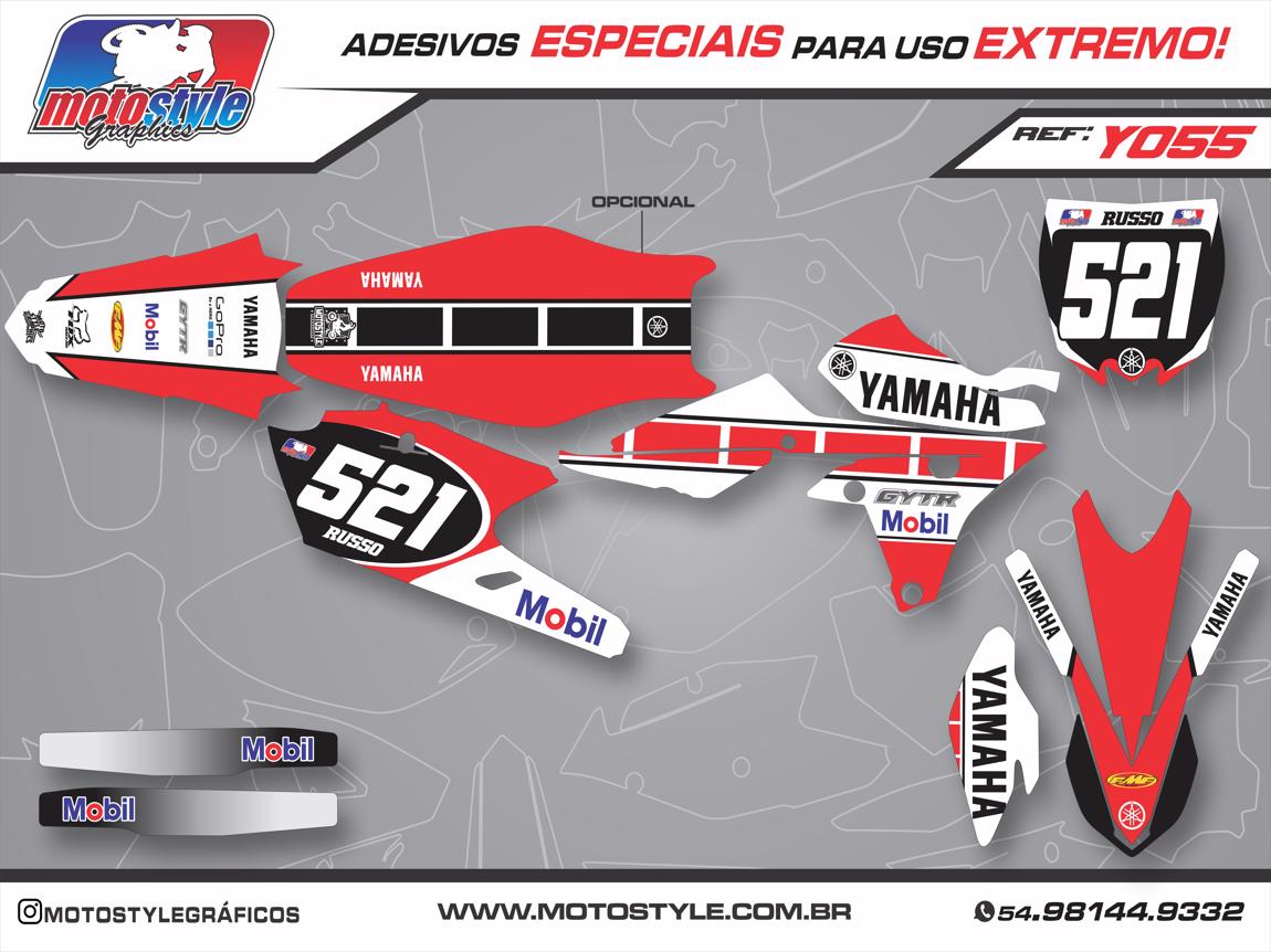 Y 055 GRÁFICO ADESIVO YAMAHA YZ - WR