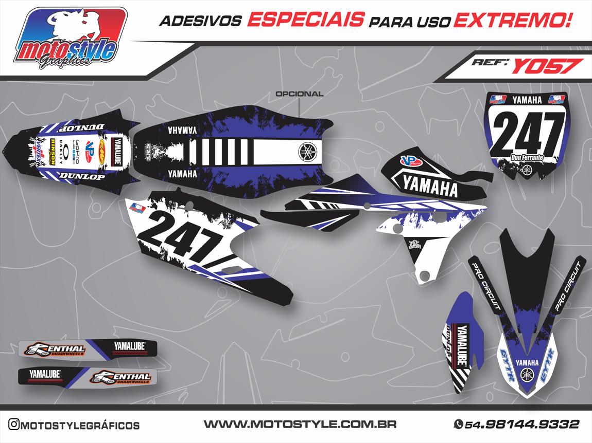 Y 057 GRÁFICO ADESIVO YAMAHA YZ - WR