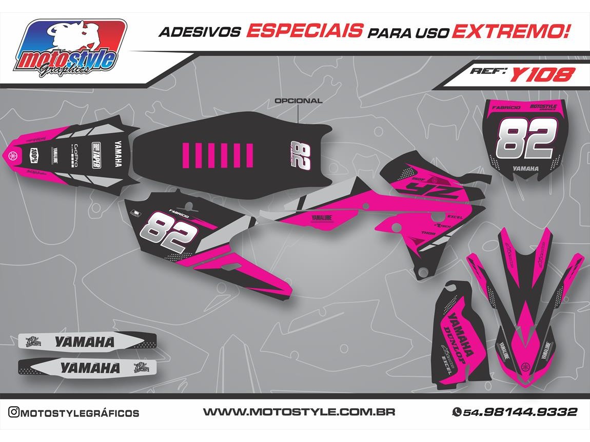 Y 108 GRÁFICO ADESIVO YAMAHA YZ - WR
