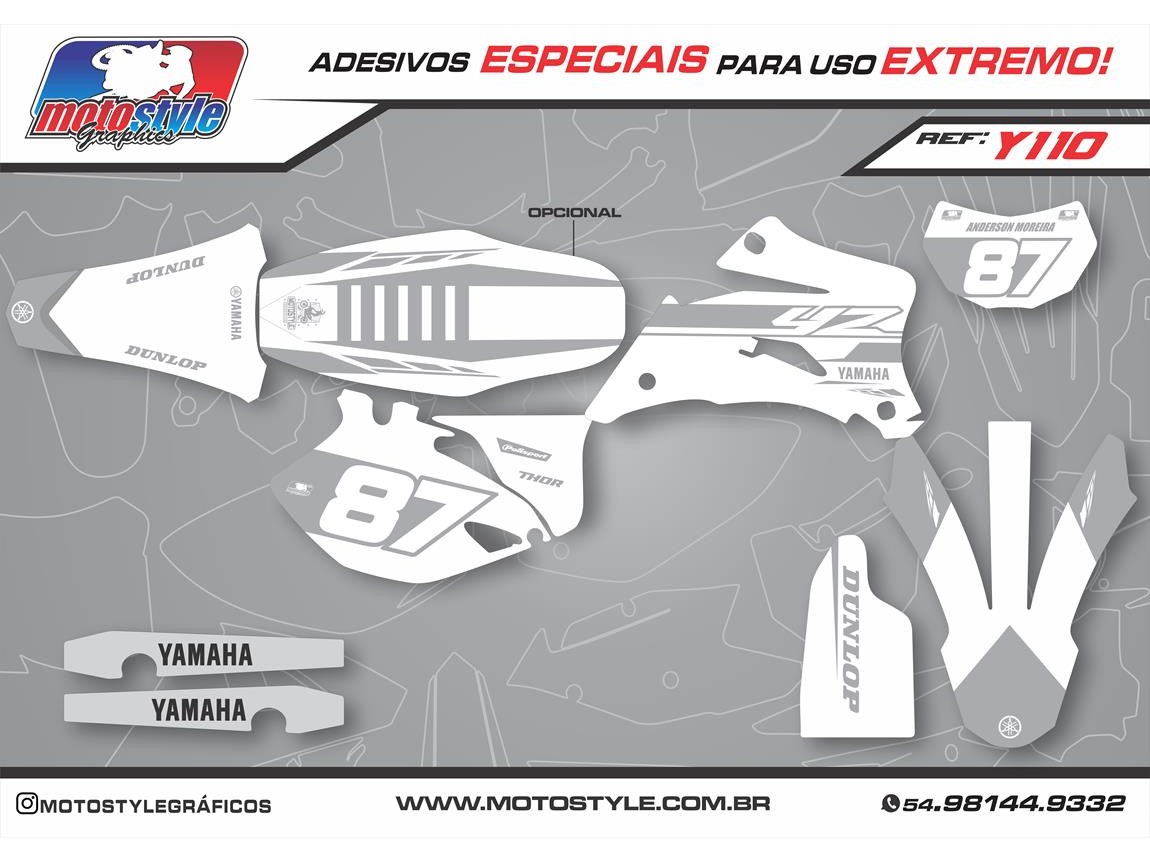 Y 110 GRÁFICO ADESIVO YAMAHA YZ - WR