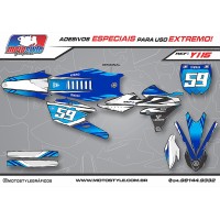Y 115 GRÁFICO ADESIVO YAMAHA YZ - WR