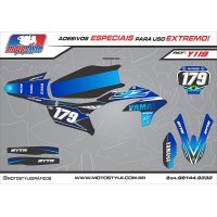 Y 119 GRÁFICO ADESIVO YAMAHA YZ - WR