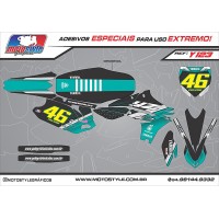 Y 123 GRÁFICO ADESIVO YAMAHA YZ - WR