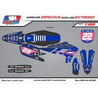 Y 128 GRÁFICO ADESIVO YAMAHA YZ - WR