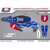 Y 131 GRÁFICO ADESIVO YAMAHA YZ - WR