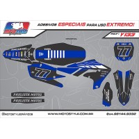 Y 133 GRÁFICO ADESIVO YAMAHA YZ - WR
