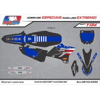 Y 134 GRÁFICO ADESIVO YAMAHA YZ - WR