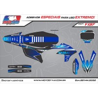 Y 137 GRÁFICO ADESIVO YAMAHA YZ - WR
