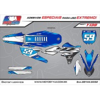 Y 139 GRÁFICO ADESIVO YAMAHA YZ - WR