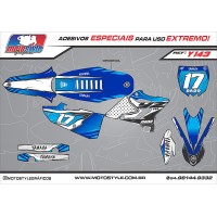Y 143 GRÁFICO ADESIVO YAMAHA YZ - WR