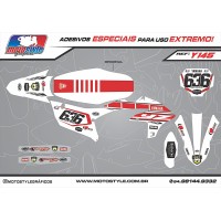Y 145 GRÁFICO ADESIVO YAMAHA YZ - WR