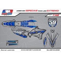 Y 146 GRÁFICO ADESIVO YAMAHA YZ - WR