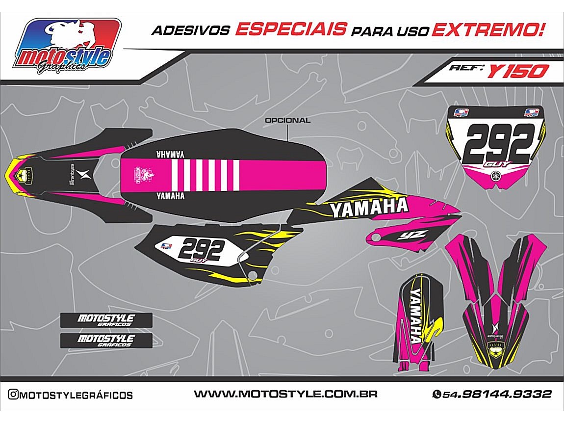 Y 150 GRÁFICO ADESIVO YAMAHA YZ - WR